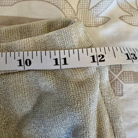 Vintage 1960s Terkel de Paris Lurex Shimmery Mini Skirt - Picture 5 of 12